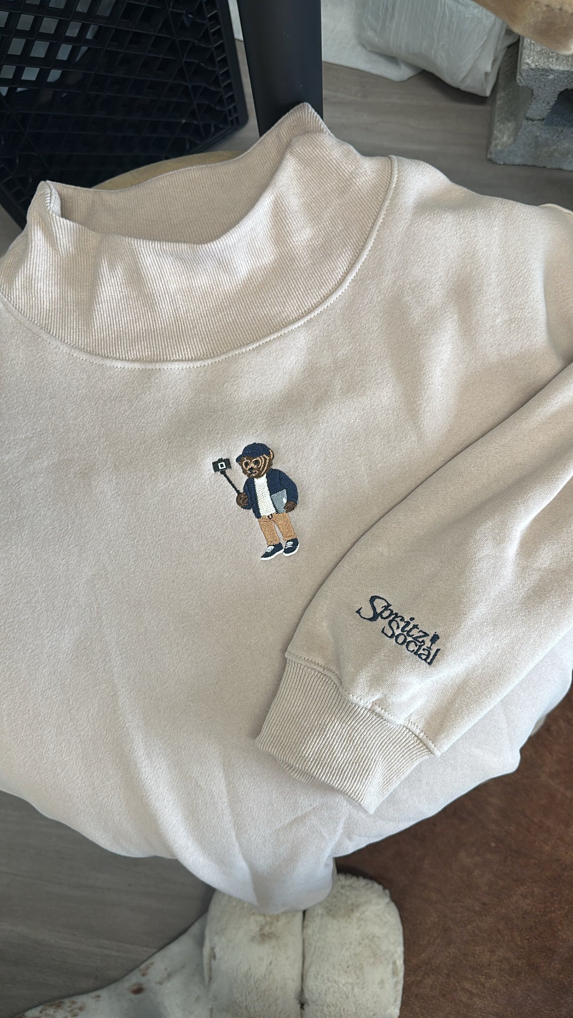 Dunphy Bear Crewneck Sweater