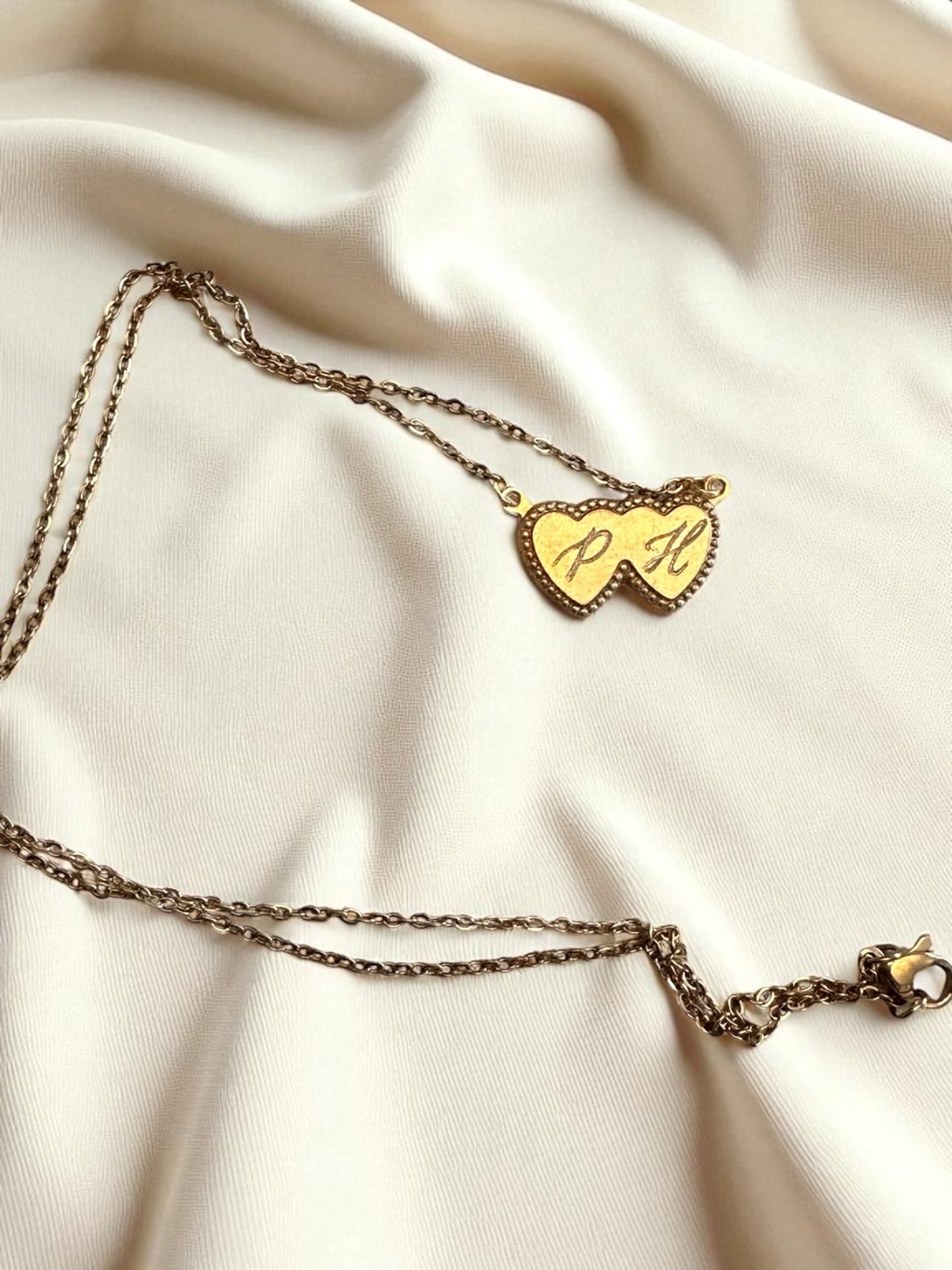 Double Heart Necklace