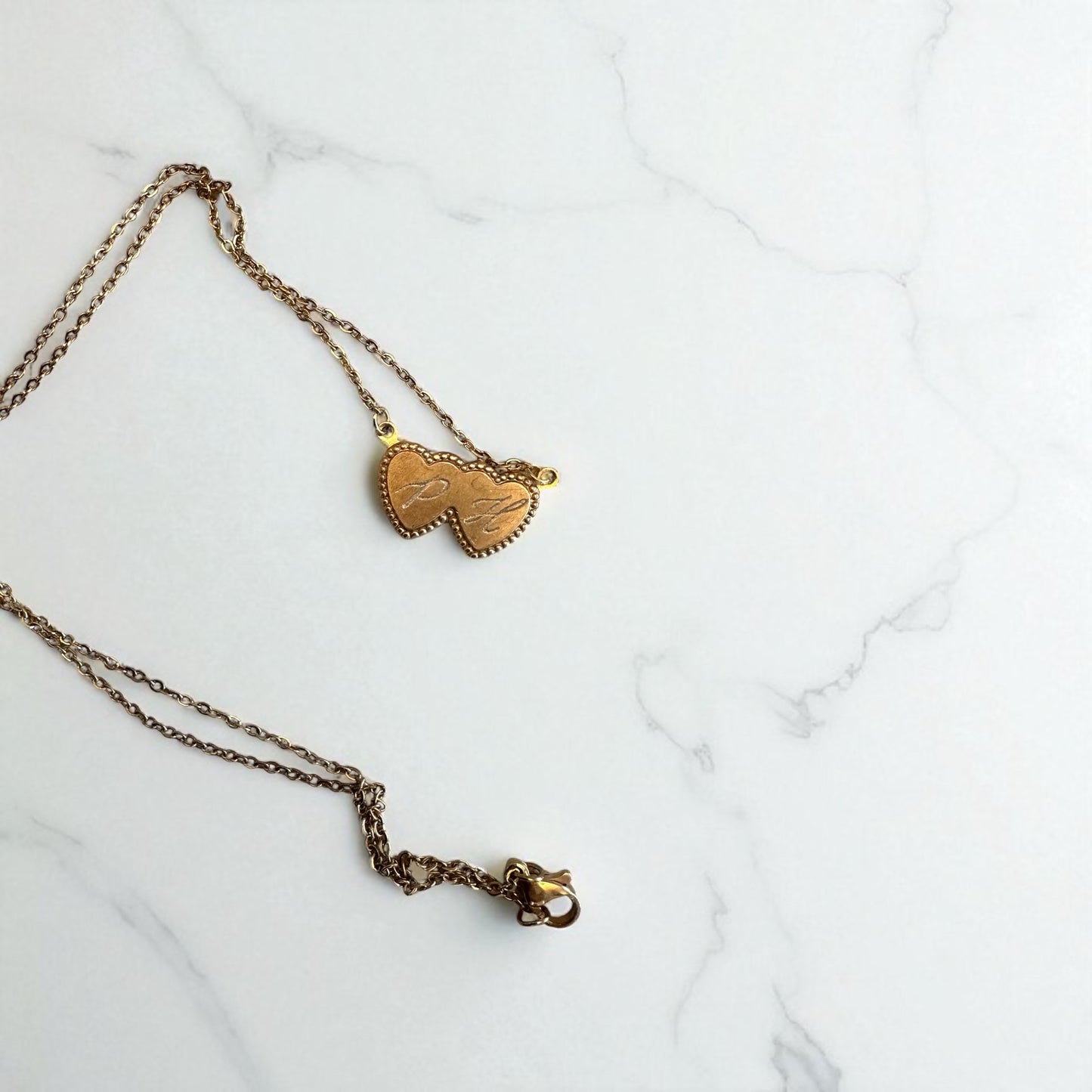 Double Heart Necklace
