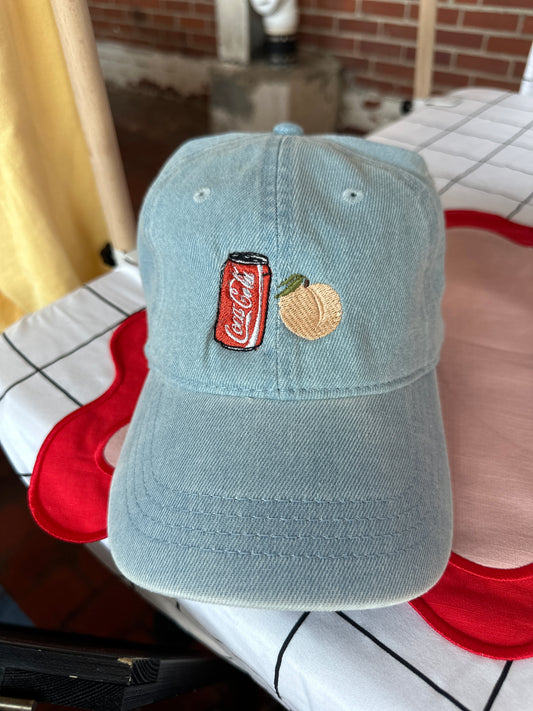 Coke and Peaches Dad Hat