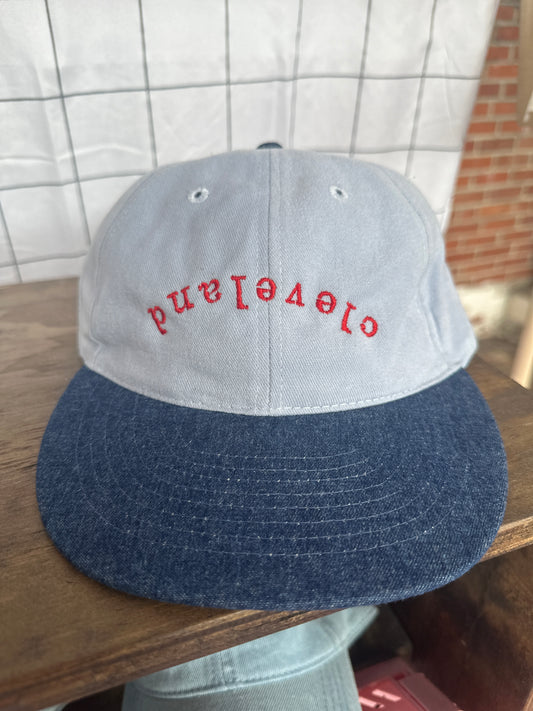Cle Upside Down Flat Brim Hat
