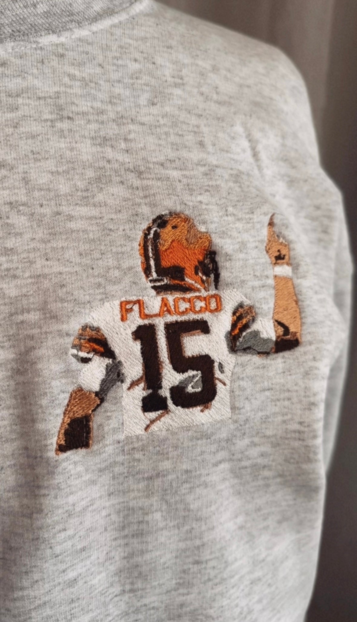 Flacco Embroidered Crewneck Sweatshirt
