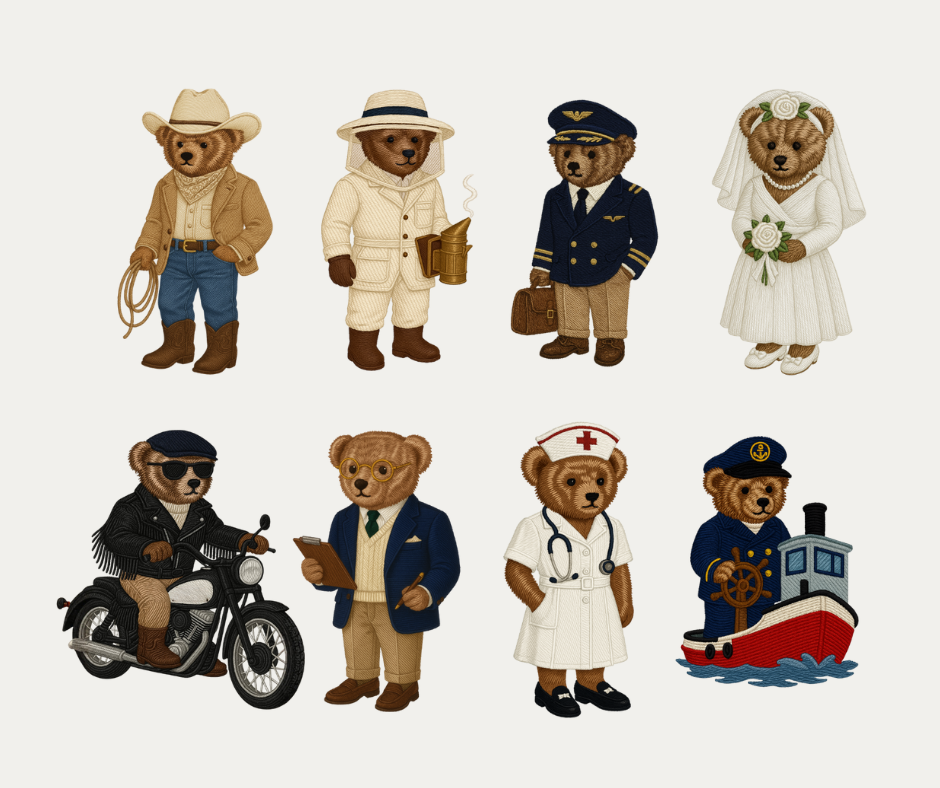 Dunphy Bear Crewneck Sweater