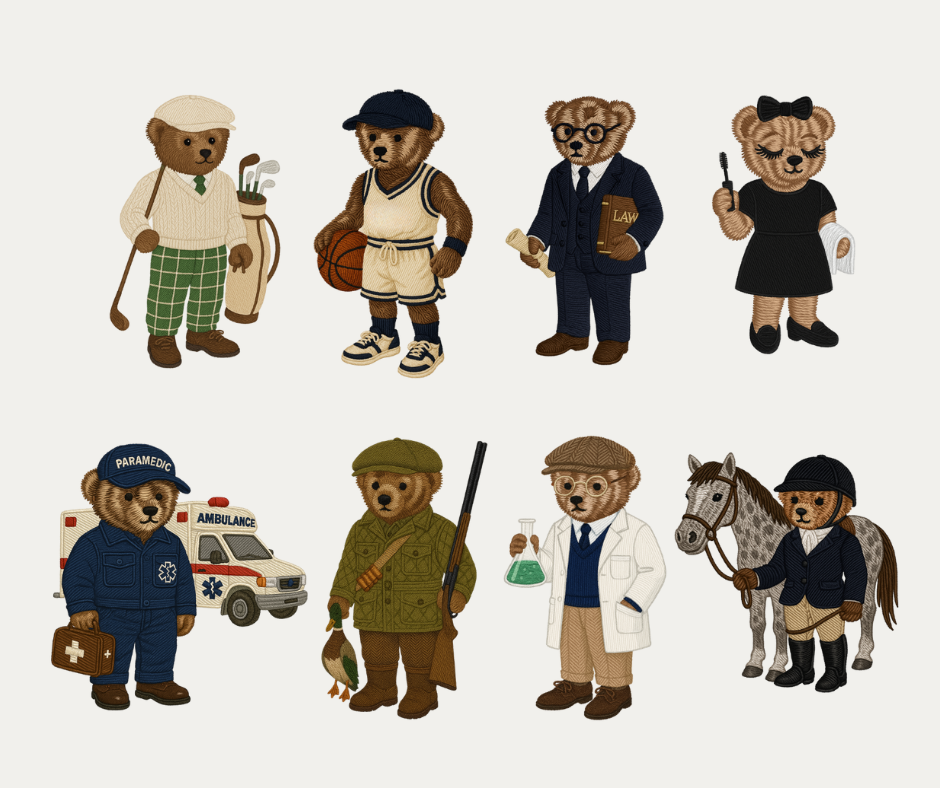 Dunphy Bear Crewneck Sweater