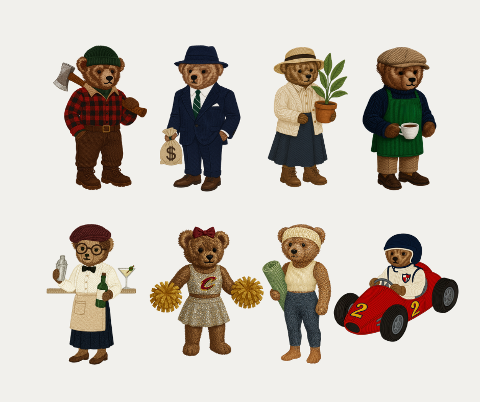 Dunphy Bear Crewneck Sweater