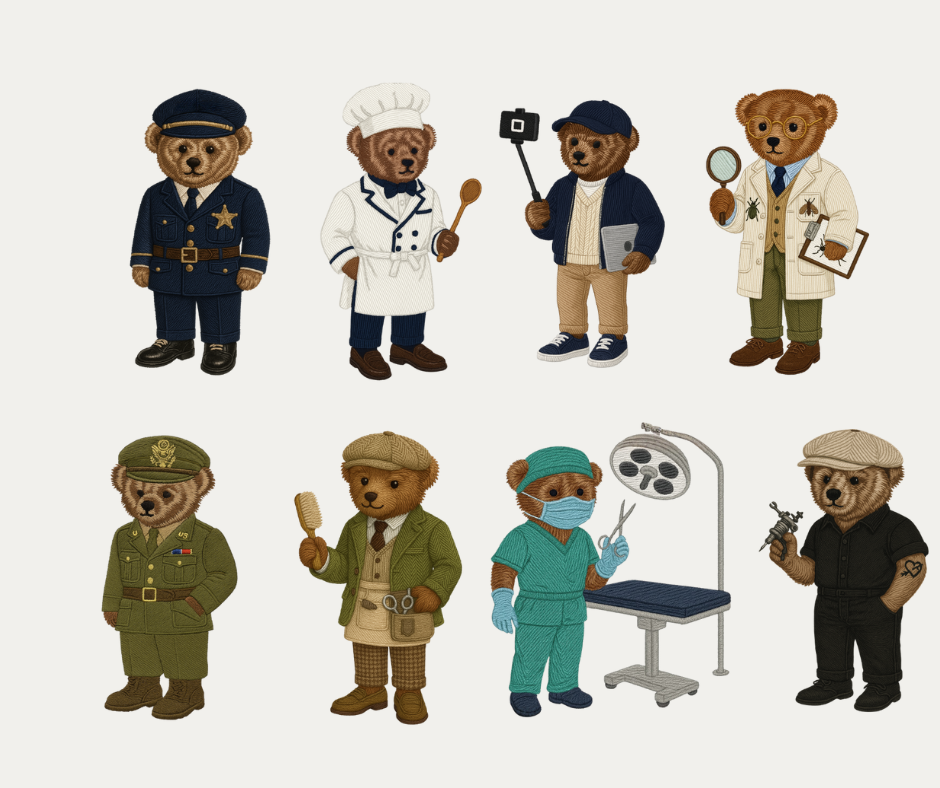 Dunphy Bear Crewneck Sweater