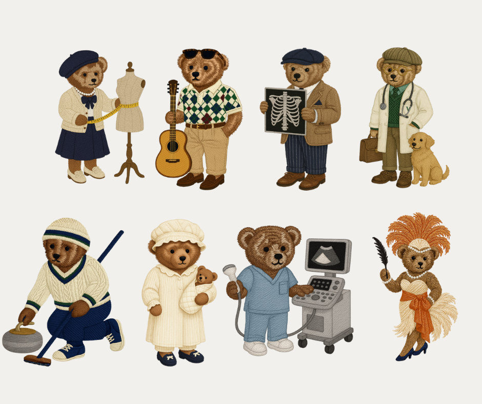 Dunphy Bear Crewneck Sweater