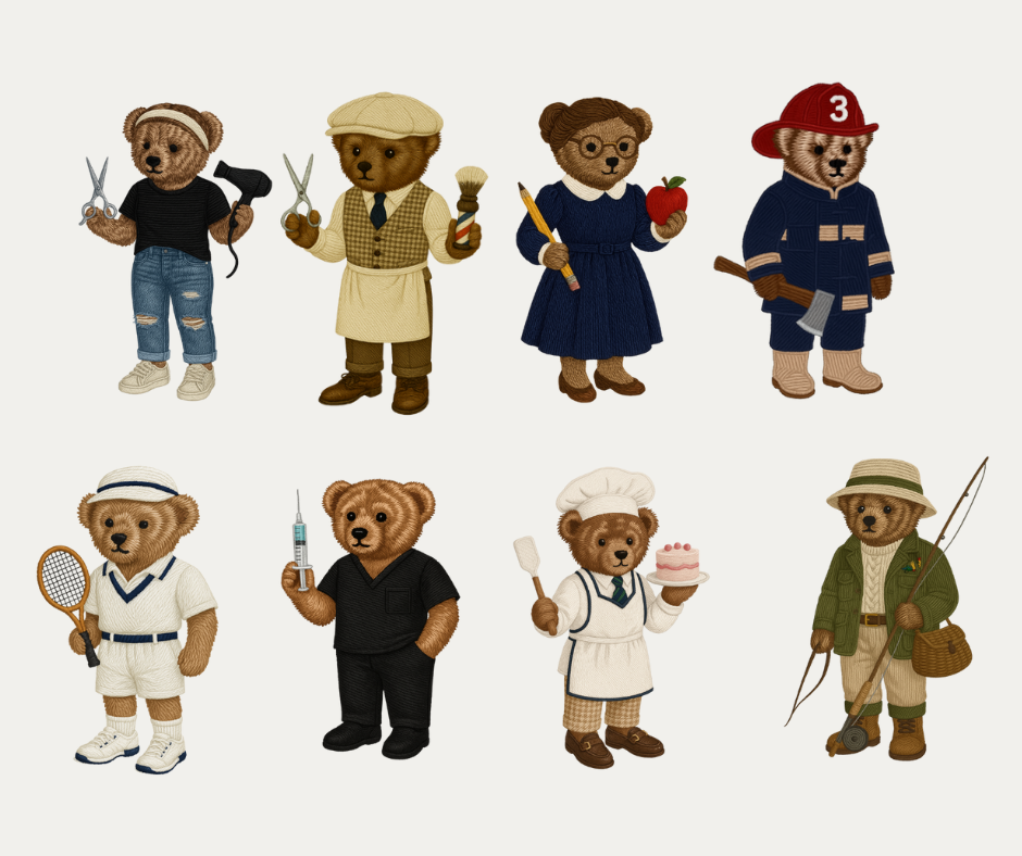 Dunphy Bear Crewneck Sweater