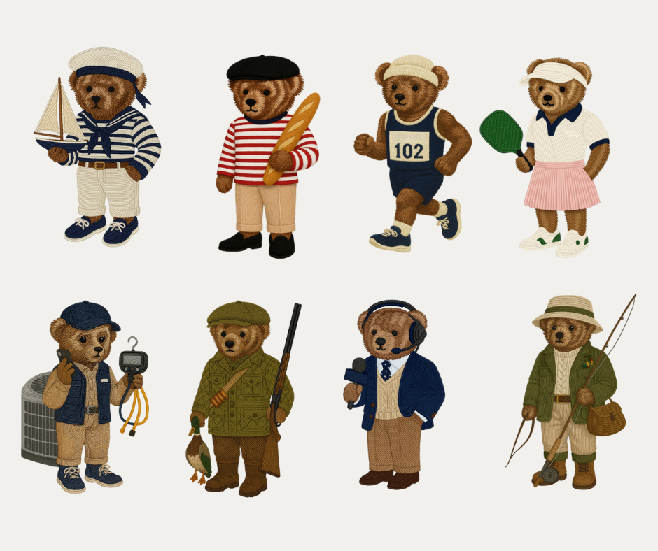 Dunphy Bear Crewneck Sweater