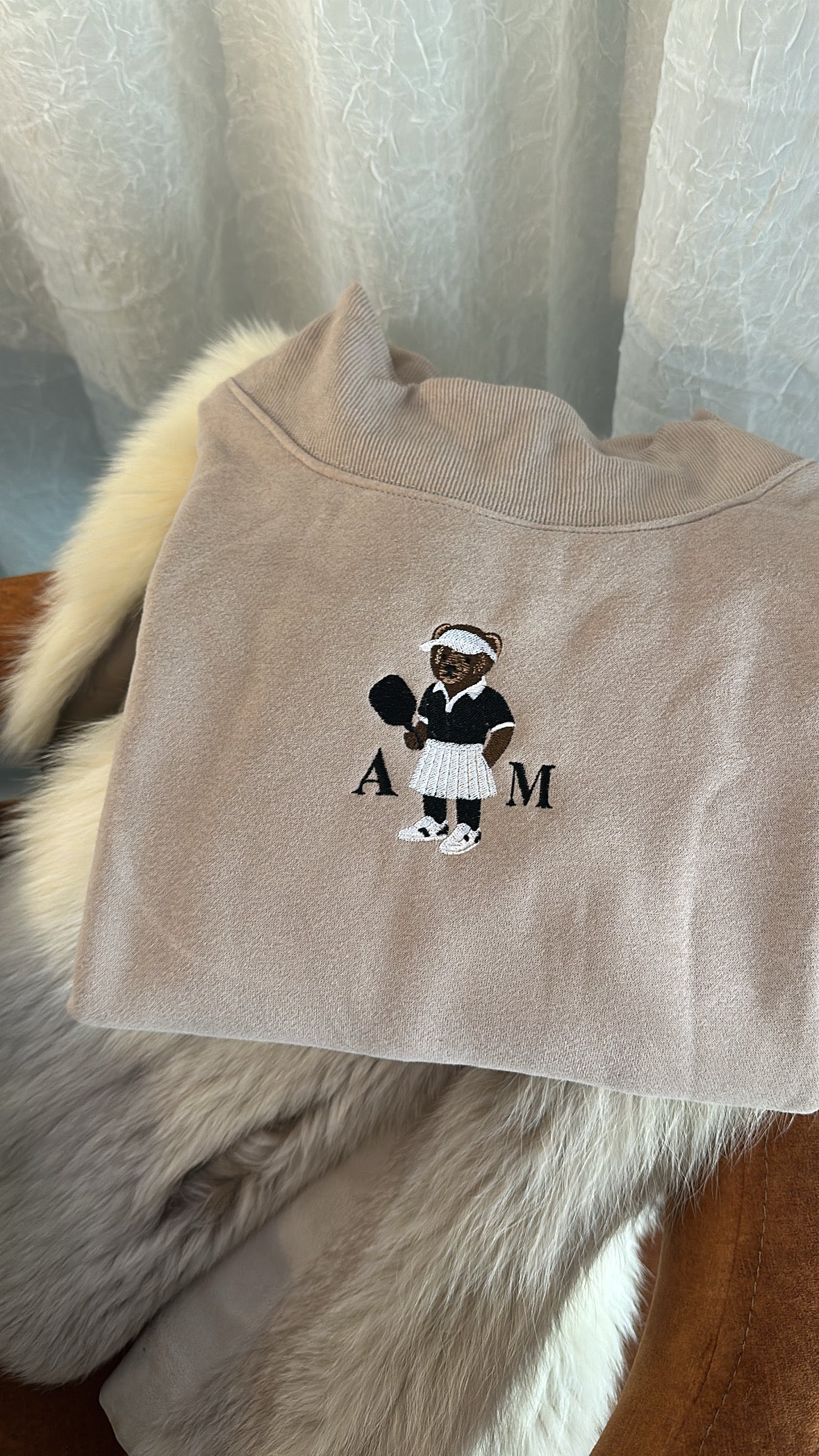Dunphy Bear Crewneck Sweater