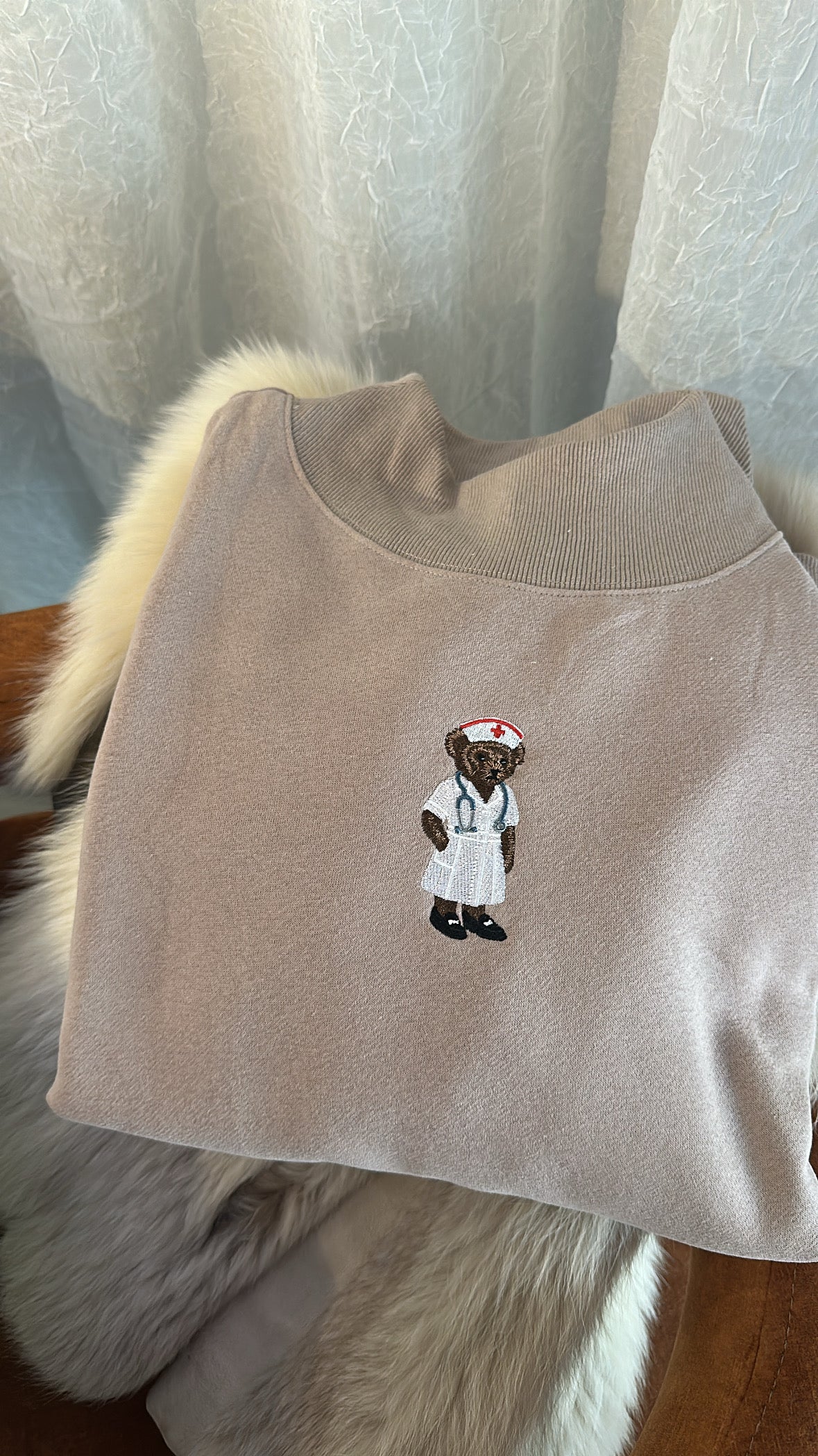 Dunphy Bear Crewneck Sweater