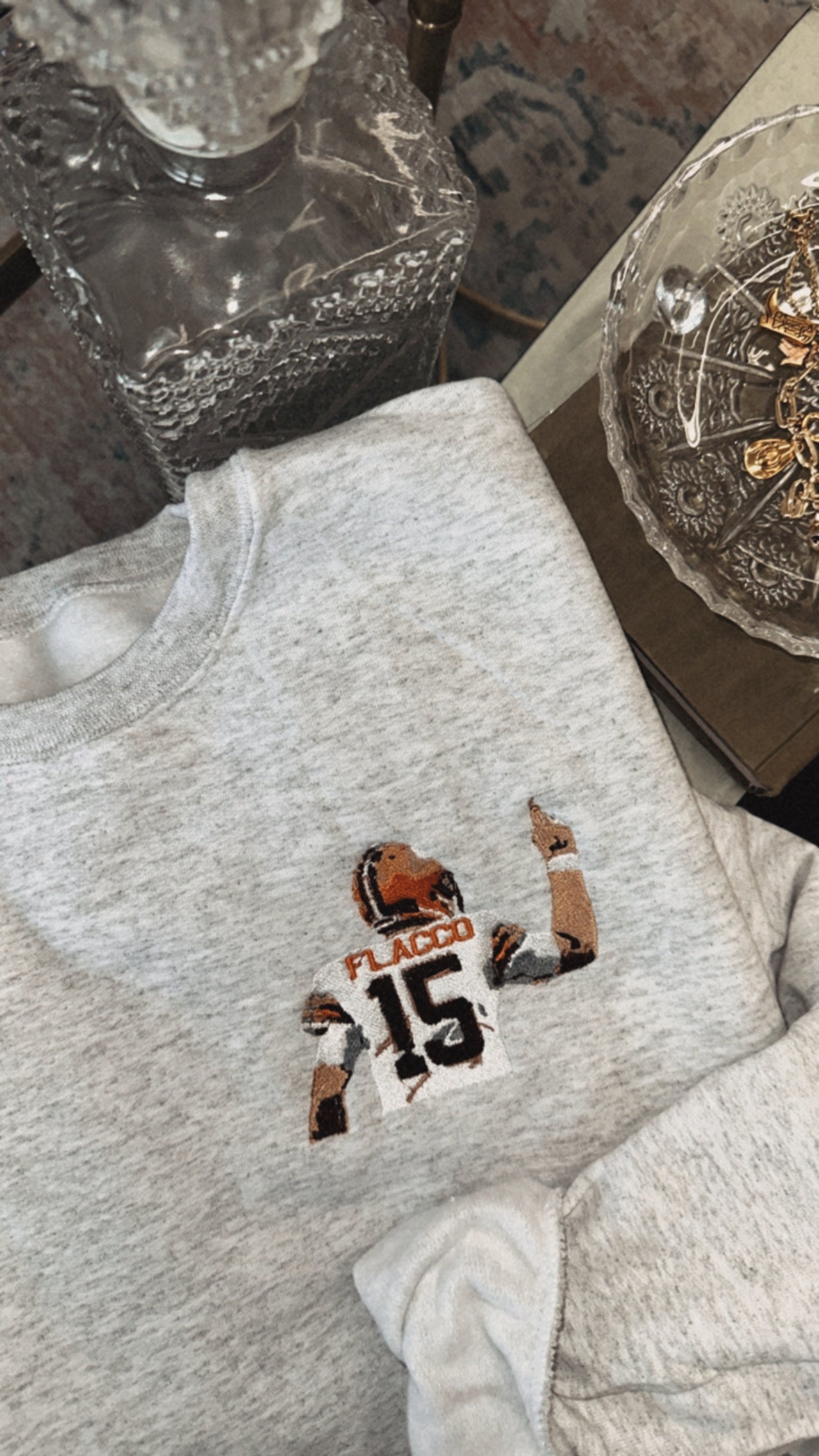 Flacco Embroidered Crewneck Sweatshirt