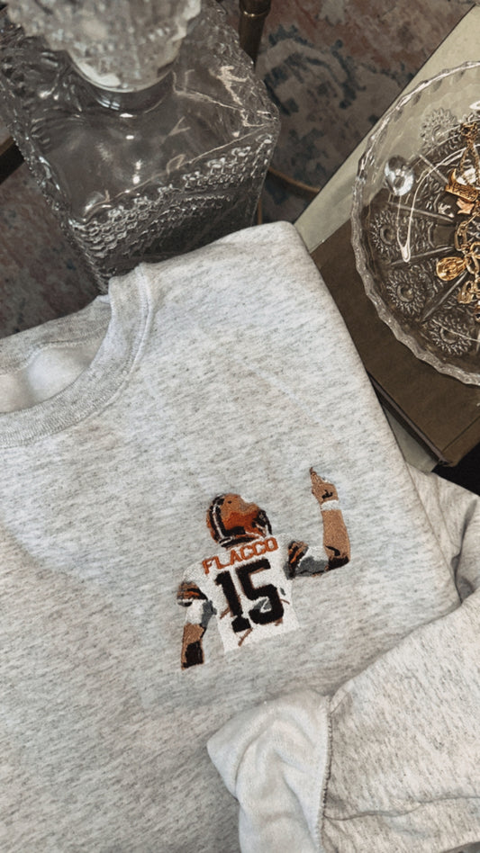 Flacco Embroidered Crewneck Sweatshirt