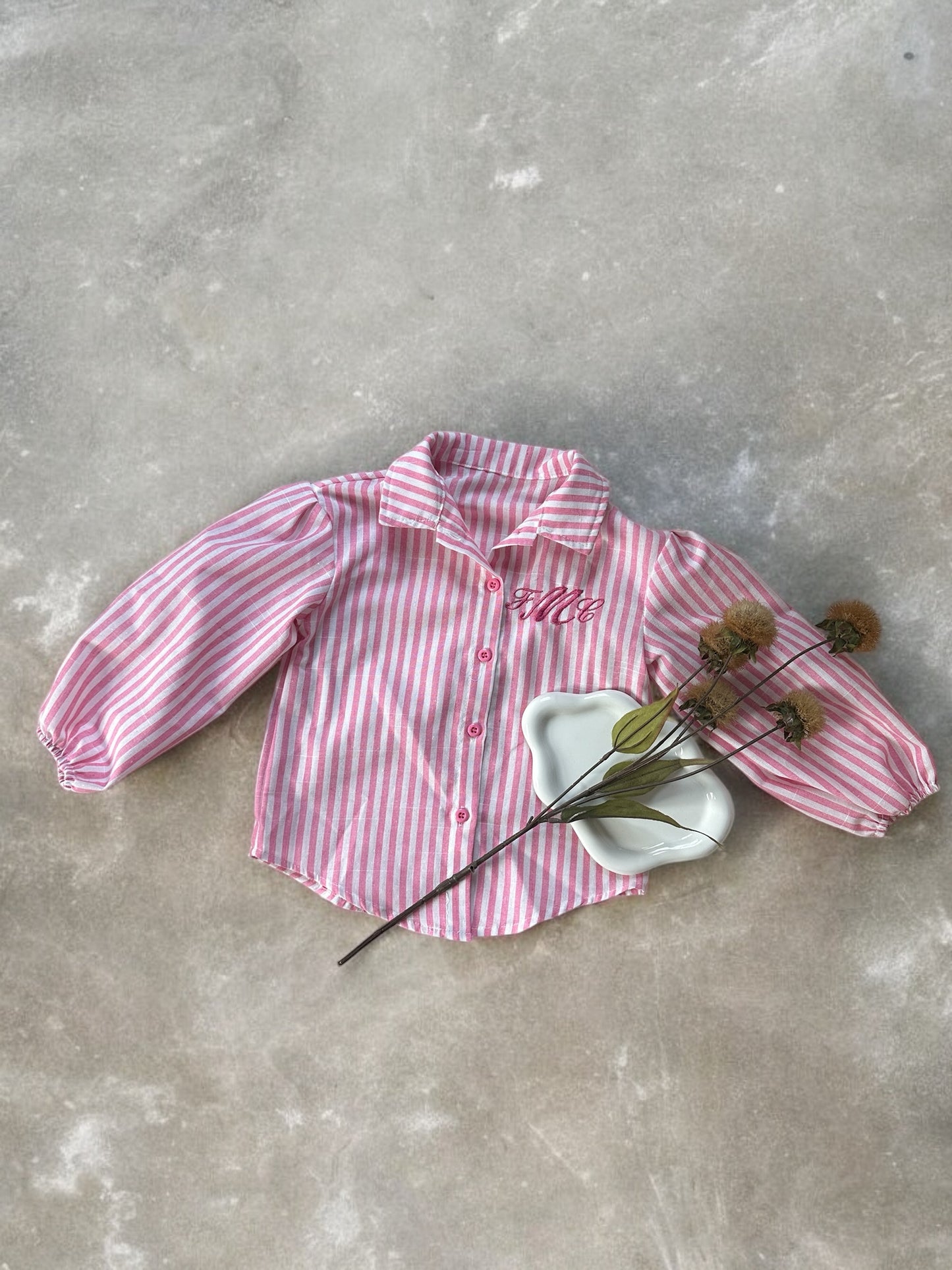 Pink Striped Button Down