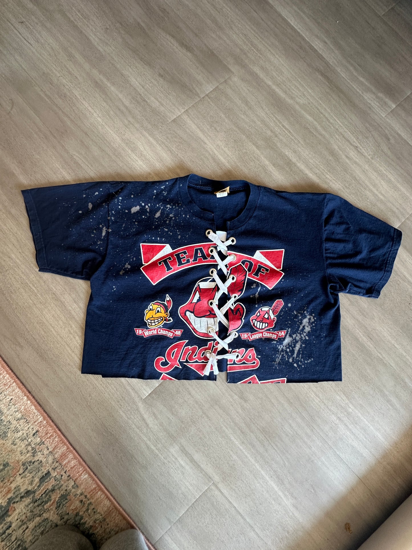 Indians Tie Up Tee
