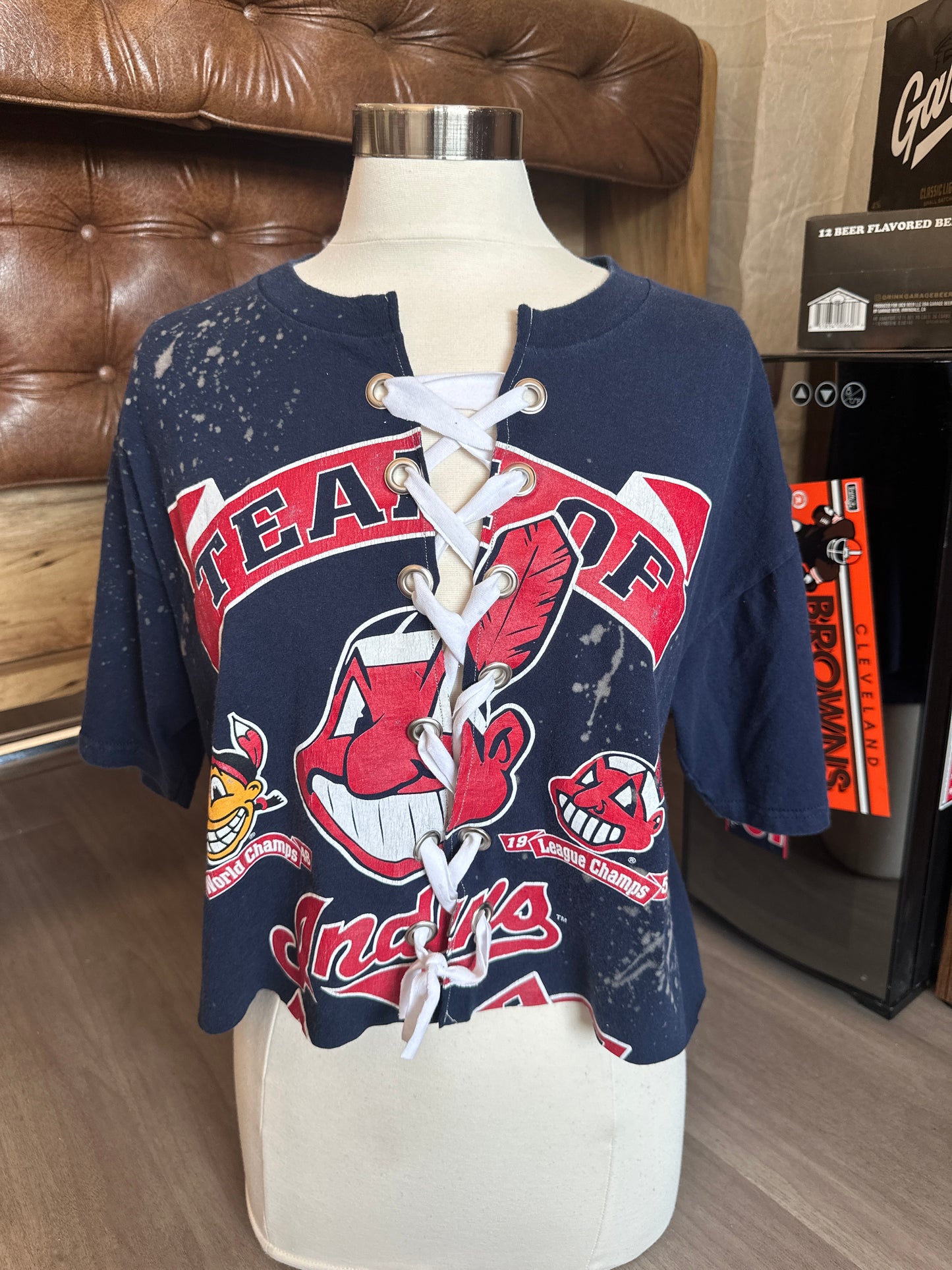 Indians Tie Up Tee