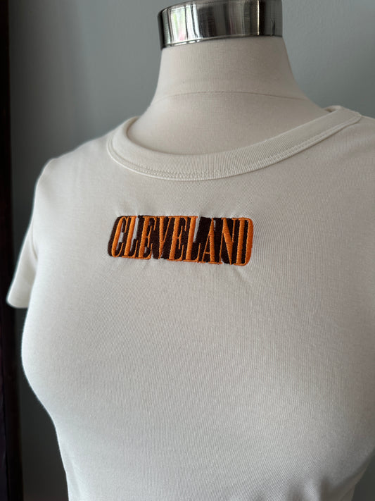 Cleveland Cropped Tee