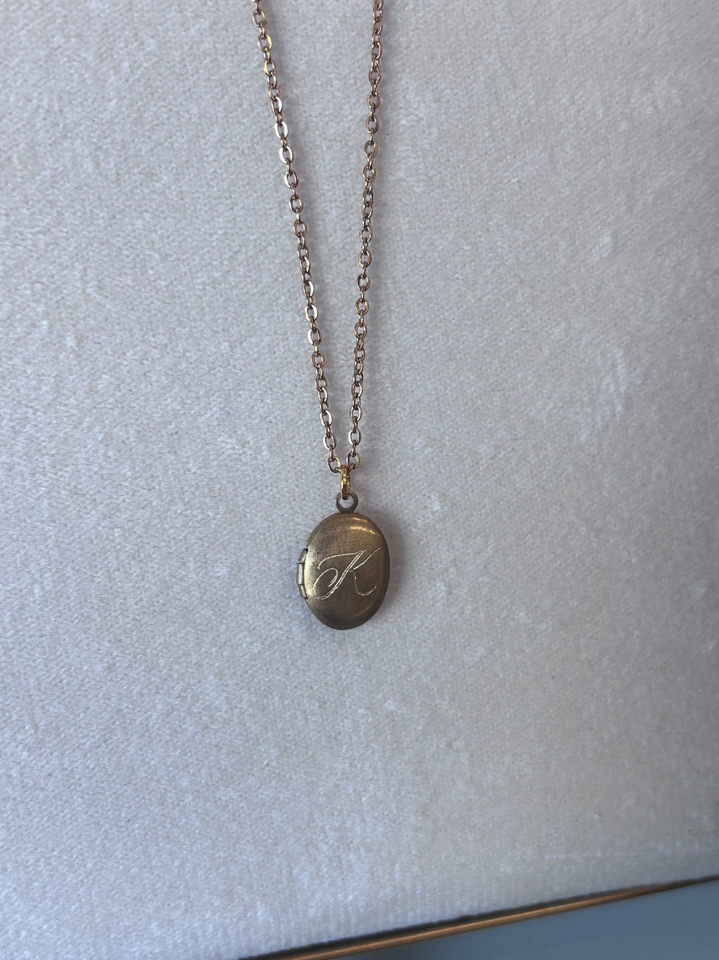 Hand Engraved Vintage Locket