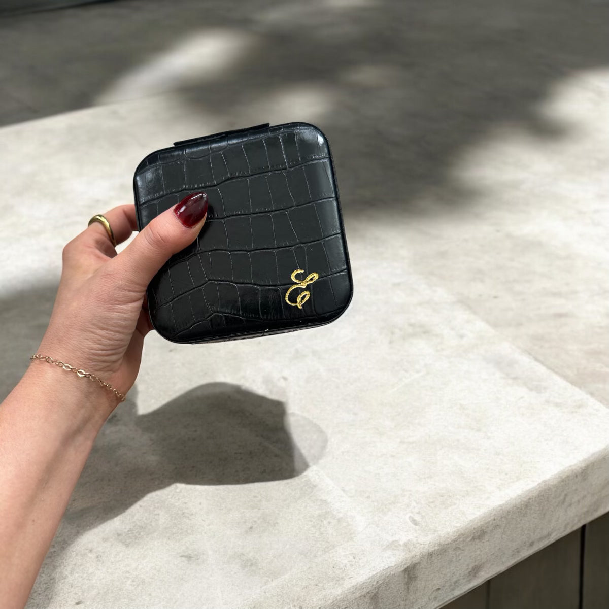 Crocodile Jewelry Case