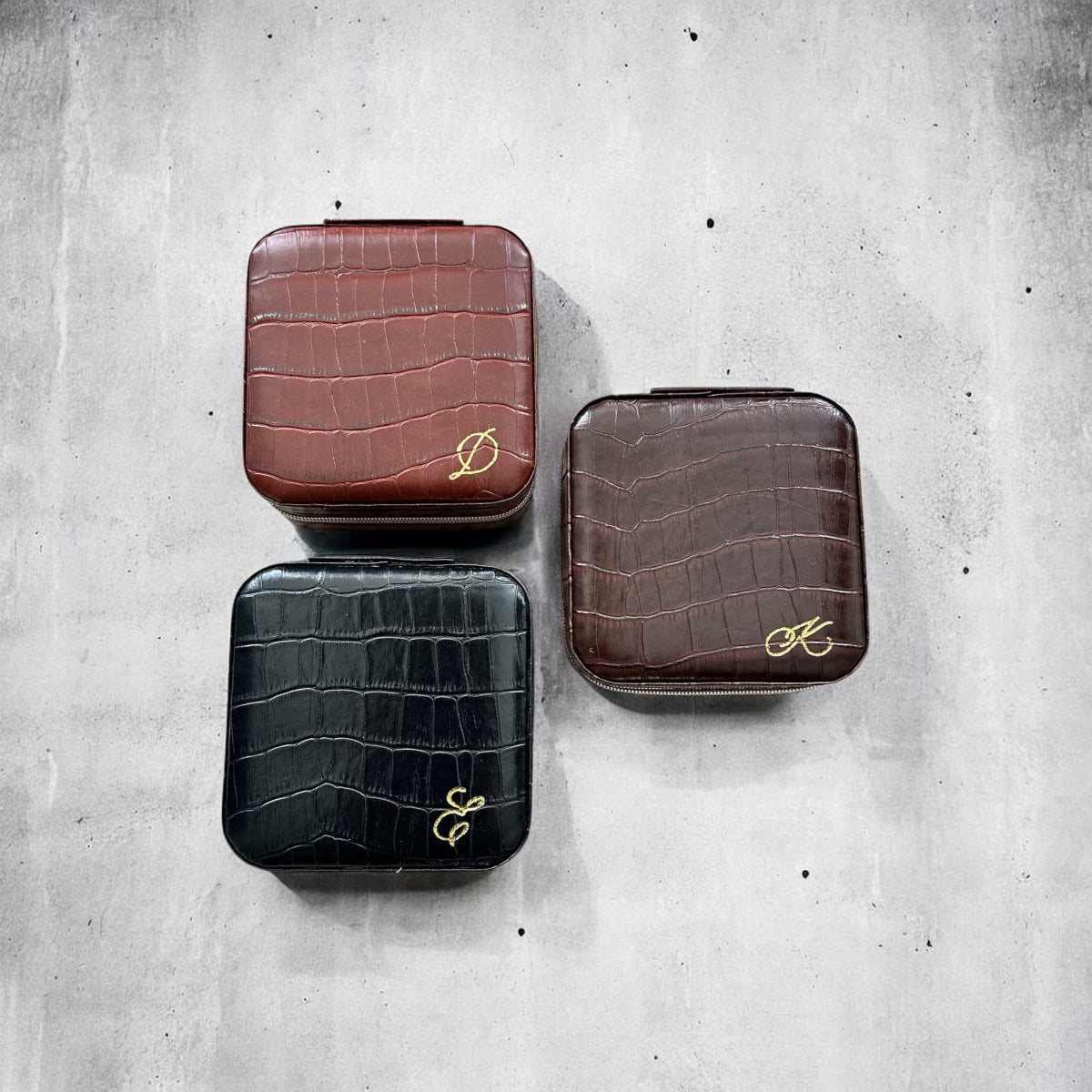 Crocodile Jewelry Case