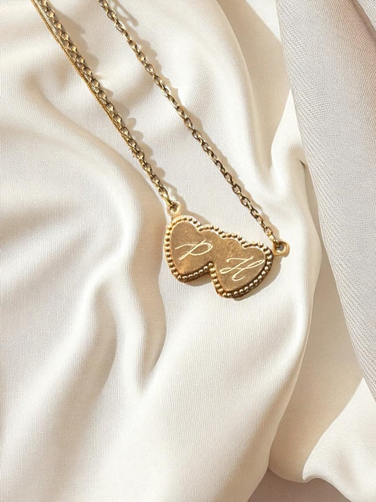 Double Heart Necklace