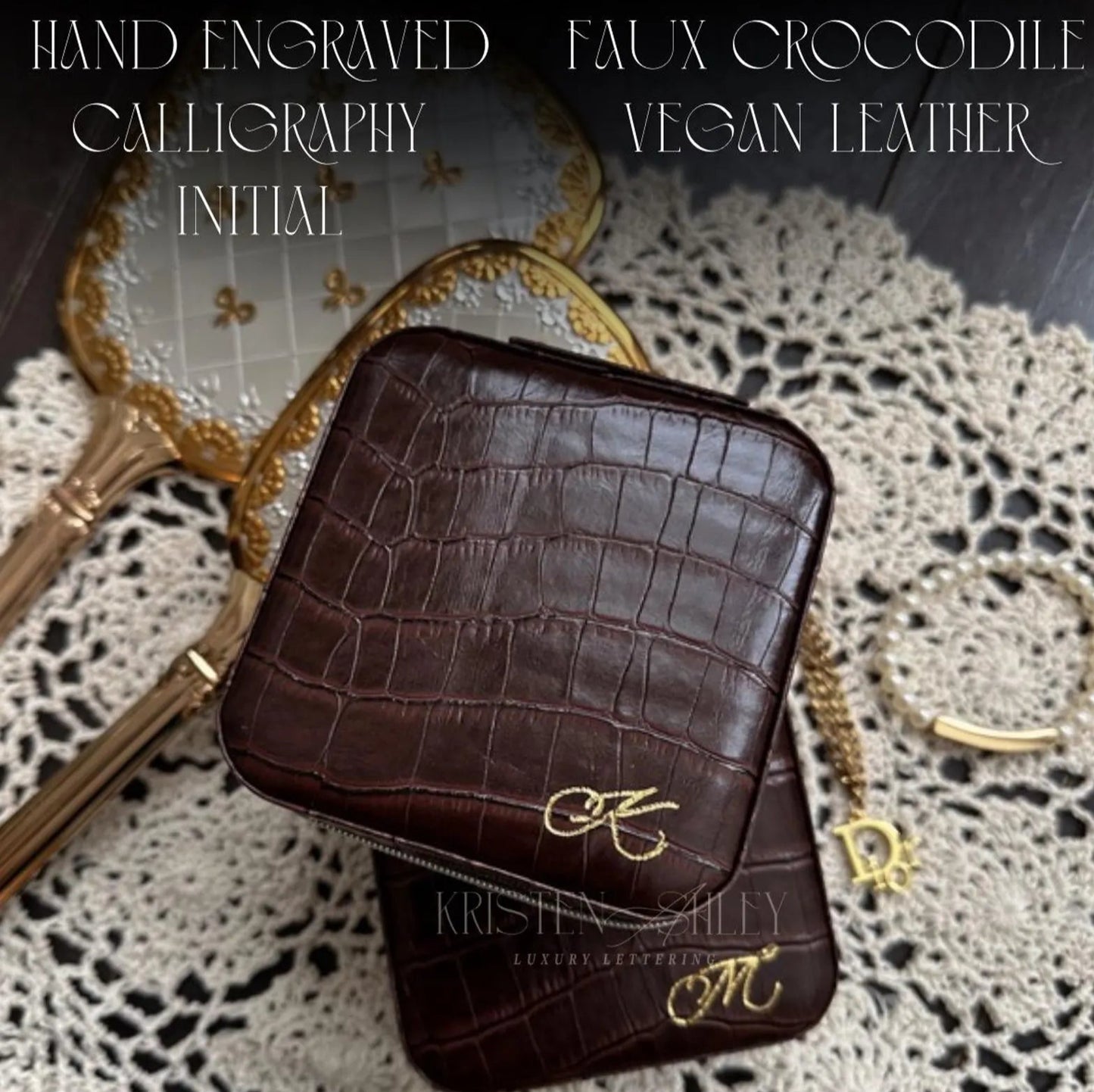 Crocodile Jewelry Case