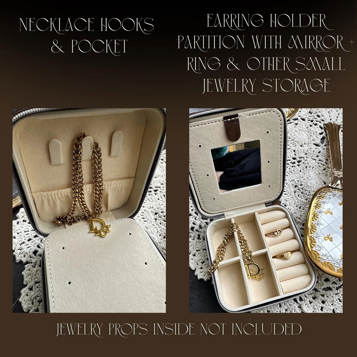 Crocodile Jewelry Case